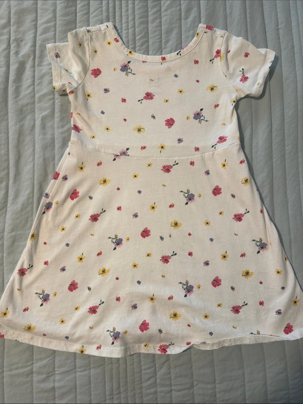 GAP Kids Floral Dress - White